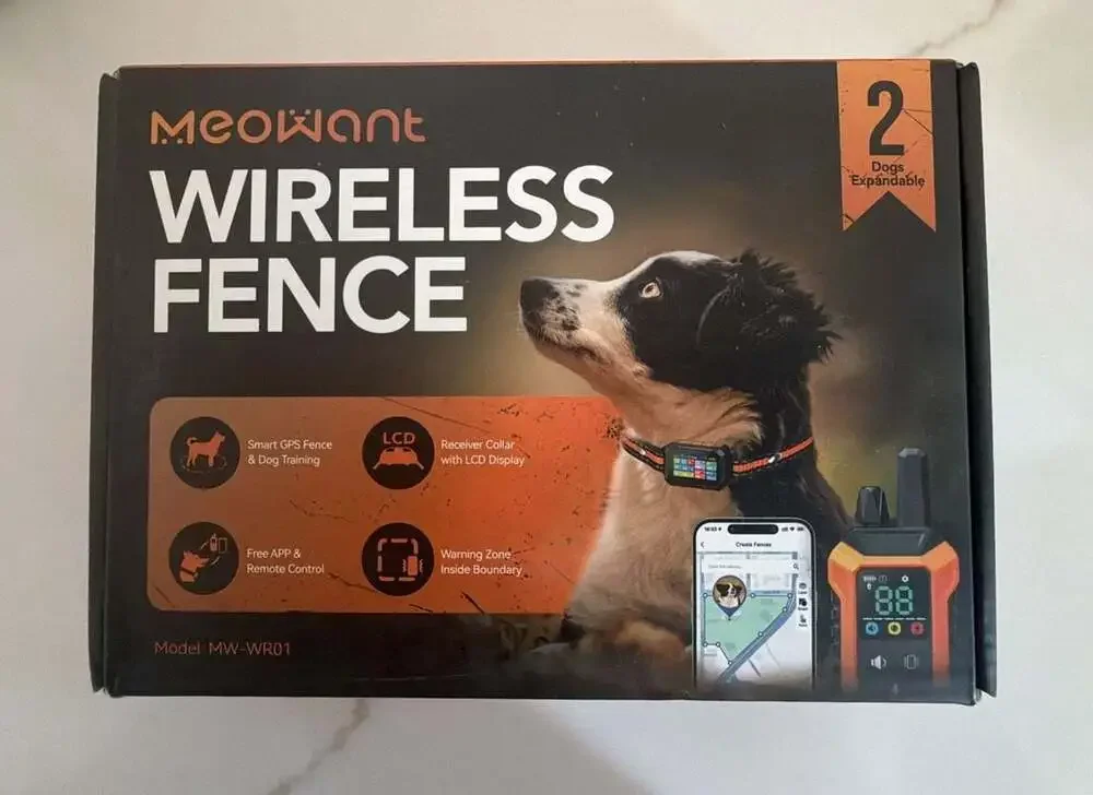 Meowant Wireless Fence Model MW-WR01 GPS Wireless Dog Fence/Training Collar